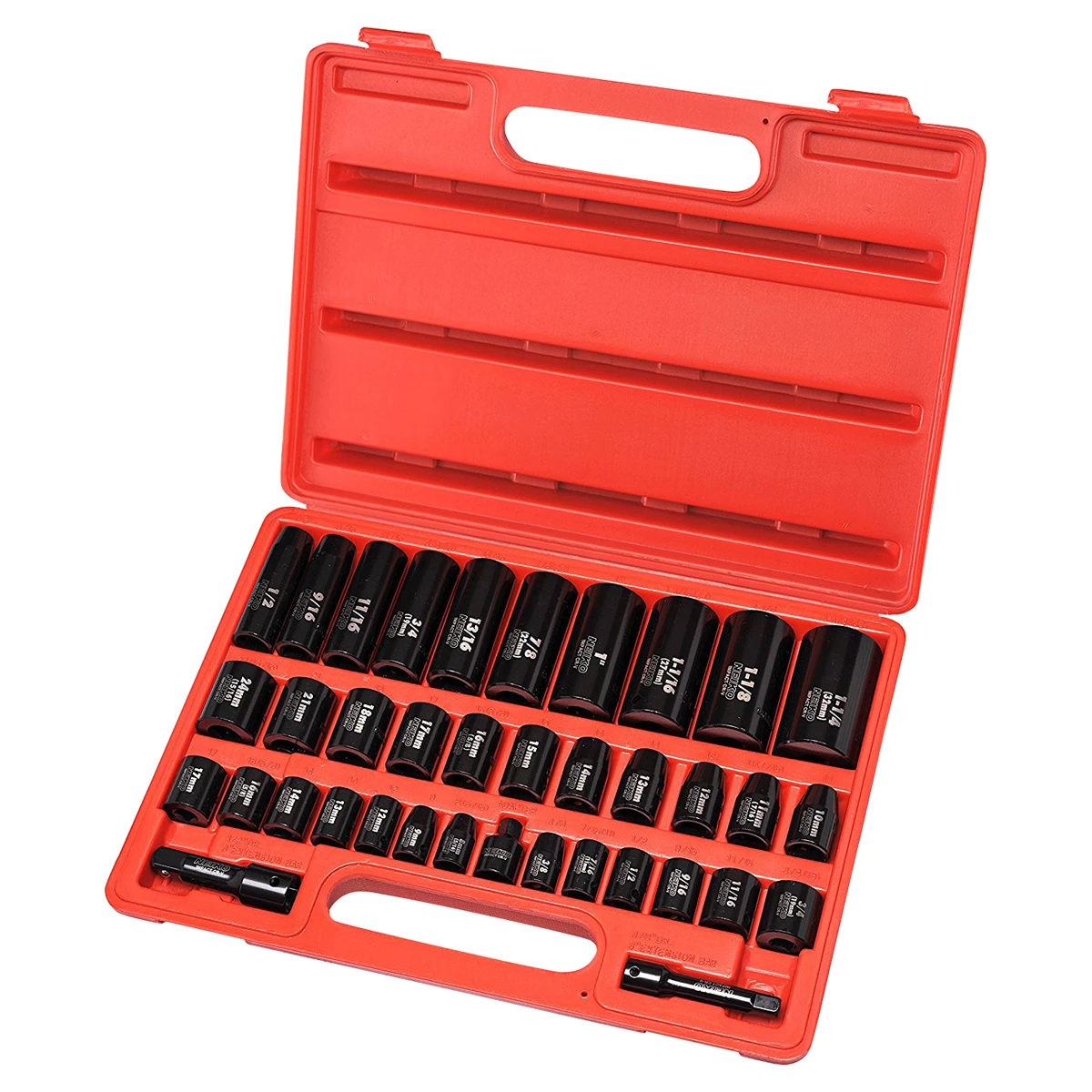 Brand new ๐ Neiko 38 Piece Impact Socket Set Duometric Combination SAE Metric ๐ฏ 1 Brand new ๐ Neiko 38 Piece Impact Socket Set Duometric Combination SAE Metric ๐ฏ