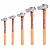 Discount 🔥 Unbranded 5 Pc Ball Pein 🔨 Hammer Set With Fiberglass Handle 🎉