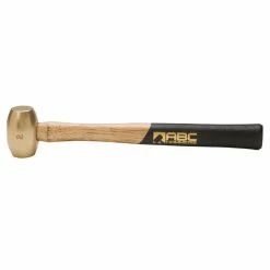 Deals 🔔 ABC 🔨 Hammers 2 Lb. Brass 🔨 Hammer With 12.5" Wood Handle ABC2BW 🥰