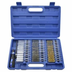 Cheap 👍 Unbranded Wire Brush Set Long Reach Industrial Machine Engine Cleaning 38 Pc. 🎁