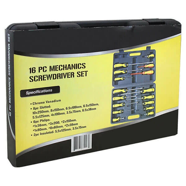 Best Sale ๐ฅฐ Stark Screwdriver Set – Mechanic Screwdrivers Magnet Tip Chrome Vanadium 16 ๐ 2 Best Sale ๐ฅฐ Stark Screwdriver Set – Mechanic Screwdrivers Magnet Tip Chrome Vanadium 16 ๐ - Image 2