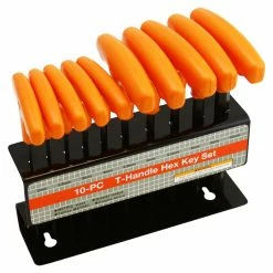 Best Pirce 🥰 Stark 10 Pc T Handle Hex Key Allen 🔧 Wrench Set Metric 2 To 10 Mm ✔️
