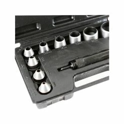 Best Sale 💯 Stark Hollow Hand Punch Set 10 Pc. Leather Rubber Cloth Punching 🎉 -Hand Tools Sales Shop ST 46025 3