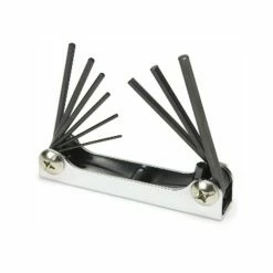 Promo 🎁 Titan Tools 9 Pc SAE Folding Hex Key Set 12703 ✨