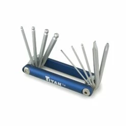 Budget ✔️ Titan Tools 9 Pc Metric Ball End Folding Hex Key Set 12705 💯