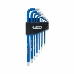 Discount 👏 Titan Tools 9 Pc Metric Non Slip Ball End Long Hex Key Set 12714 💯