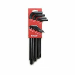 Best Pirce 🥰 Titan Tools 13 Pc SAE Long Arm Hex Key Set 12718 🎉