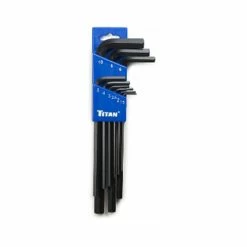 New ⭐ Titan Tools 9 Pc Metric Long Arm Hex Key Set 12719 🌟