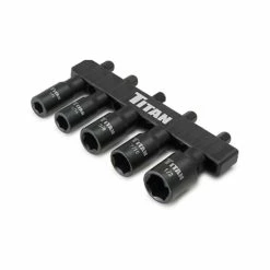 Flash Sale 👍 Titan Tools 5 Pc SAE Nut Impact Driver Set 1/4" Shank 15220 🛒
