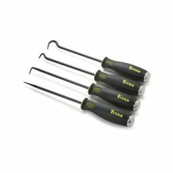 Promo ✨ Titan Tools 4 Pc Jumbo Bolstered Pick Hook Set 17224 😍