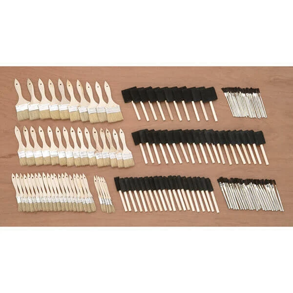 Brand new ⭐ Shop Fox Woodstock 150 Pc. Mega Brush Set Foam Bristle Glue D3105 ✨ 1 Brand new ⭐ Shop Fox Woodstock 150 Pc. Mega Brush Set Foam Bristle Glue D3105 ✨